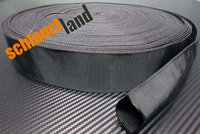 1m Nylon Gewebeschlauch ID 40mm *** Kabelschutz Schutz Schlauch Hitze Abrieb