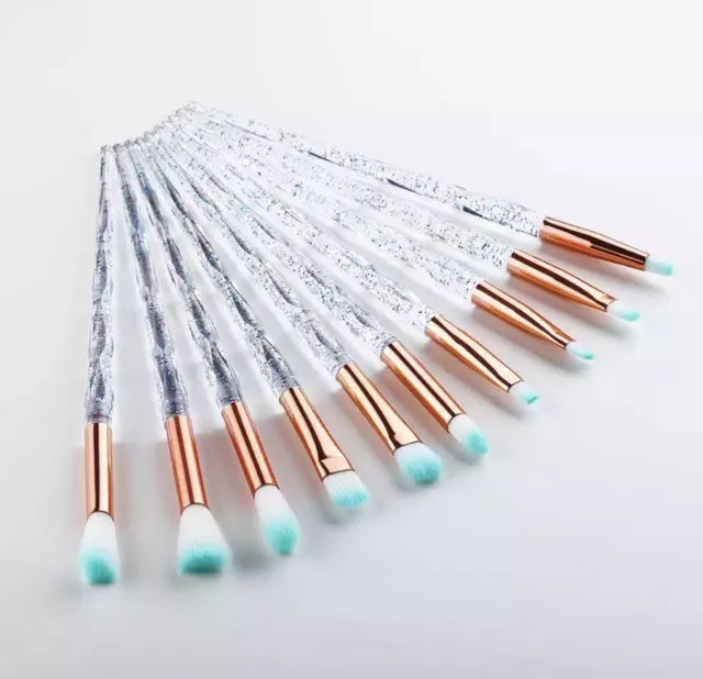Set Pennelli Make-up Trucco Viso Occhi Professionali
