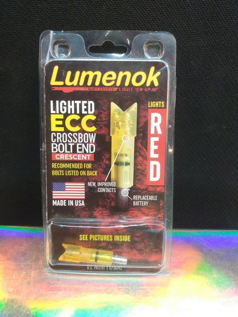 Lumenok Burt Coyote Lighted ECC Crossbow Bolt End Crescent ECC