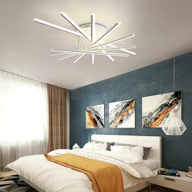 Modern Ceiling Light Chandelier Pendant Lamp Nordic Fixture With Remote Control