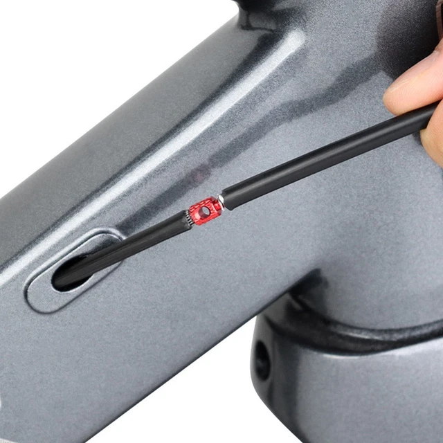 Outil De Routage De Câble Interne Pour Vélo – Alliage Alu, 26,3 Mm, Noir/rouge/or/argent, Pour Frein Et Dérailleur