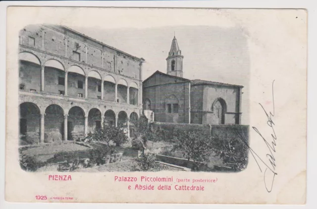 Antica Cartolina Di Pienza - Siena - Palazzo Piccolomini - Alterocca -F. Piccolo