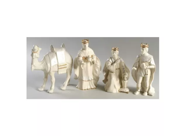 Lenox Innocence Nativity Three Kings and Camel 4 PCS Set New in Box