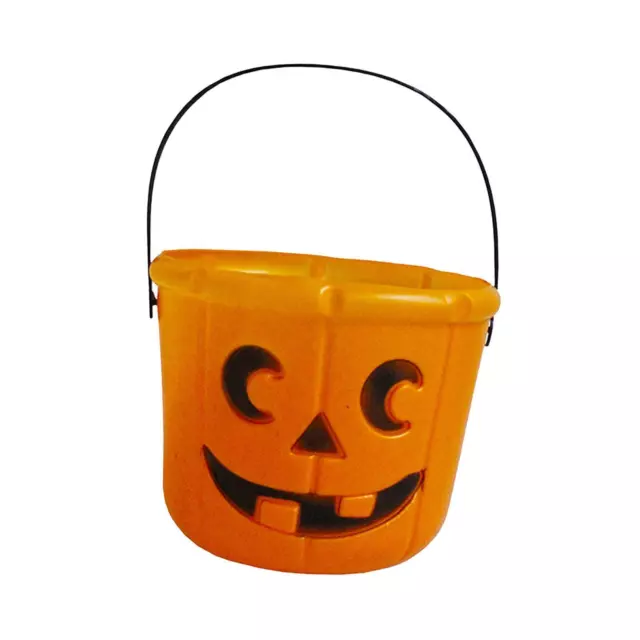 Seau à Citrouille Panier à Bonbons Trick Or Treat Seau Grand pour