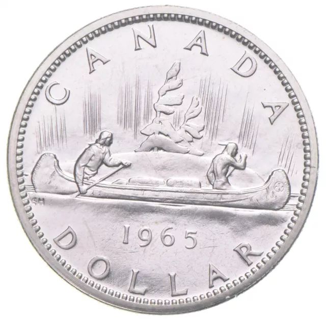 1965 80% Silver Canadian Canada Silver Dollar *0287