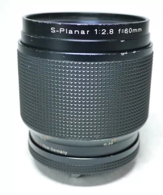 Carl Zeiss S Planar 2.8 60mm T* f.  Contax / Yashica  An-Verkauf ff-shop24