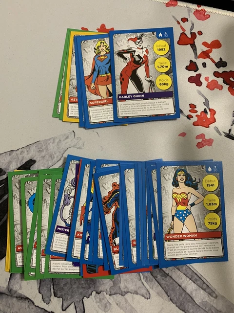 Lot de 50 carte DC Auchan dont 6 double