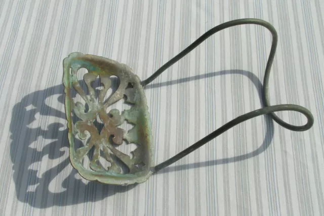 Antique Victorian Brass Soap Dish
