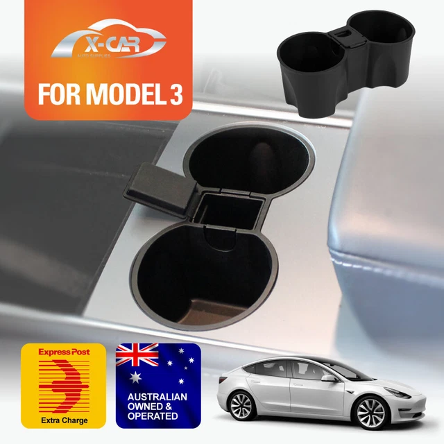CENTRE CONSOLE RUBBER Cup Holder Insert for Tesla Model 3/Model Y 2017