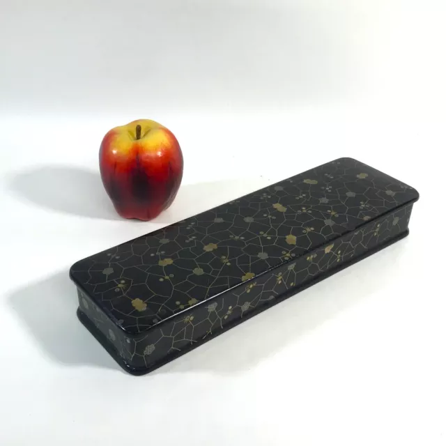 Early 20th Century Japanese Black Lacquer Wooden Box