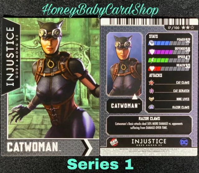 Injustice Arcade Series 1 Out of Print Card 17 Catwoman