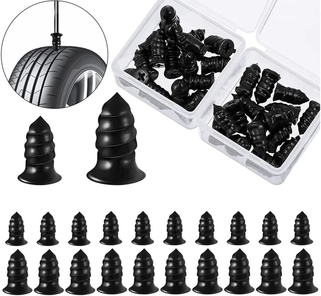 TIRE REPAIR SCREW in Rubber Plug Nail Car Tyre Puncture Repair Kit Off