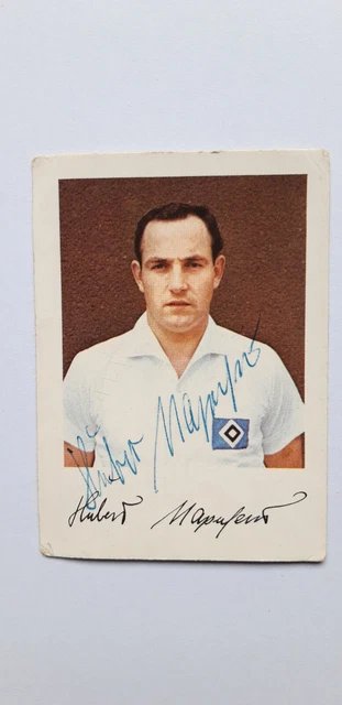 Bergmann Bundesliga 1963/64  HSV- Hubert Stapelfeldt - Signiert