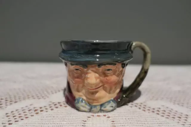 Royal Doulton Miniature Character Jug - Tony Weller - 5.5cm - Collectable - Vgc