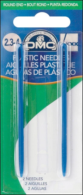 Agujas manuales de plástico DMC-2,75" 2/paquete -1763