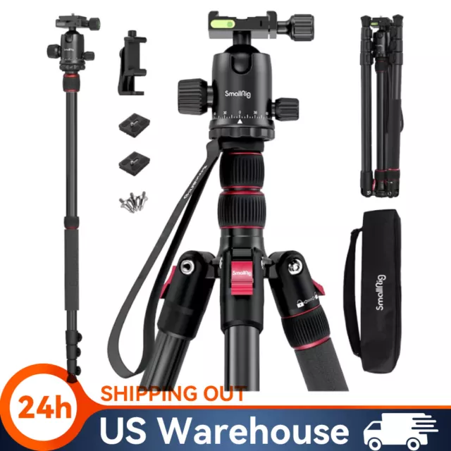 SmallRig Universal 78" Foldable Camera Tripod Monopod w/360°Ball Head 3474C