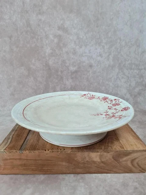 Ancien plat ovale en faïence de St Amand modèle Champagne – La Roue du