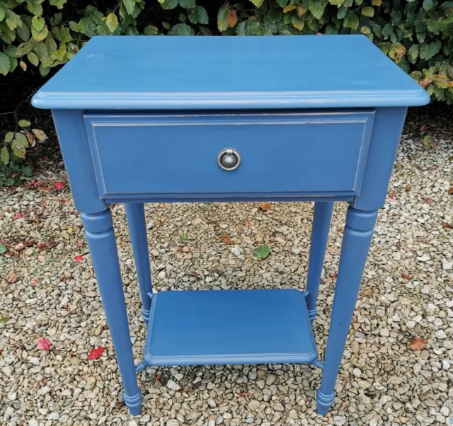 Lightly Distressed Hand Painted Ducal Hallway Table Stiffkey Blue Farrow & Ball 2