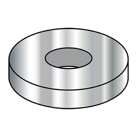 ZORO SELECT M6D9021A2 Fender Washer, Fits Bolt Size M6 Stainless Steel, Plain