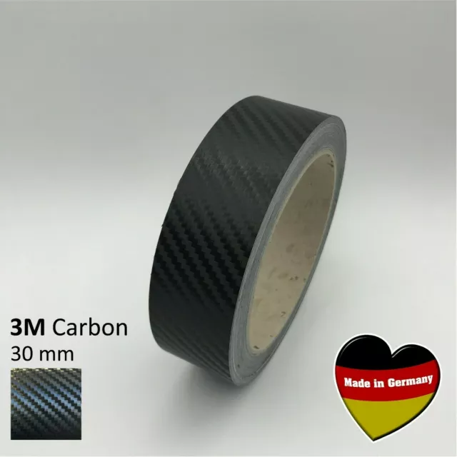 3M ZIERSTREIFEN CARBON Wrapping Folie 1080 3D-Folie 40mm für Auto Boot  Motorrad EUR 31,15 - PicClick DE