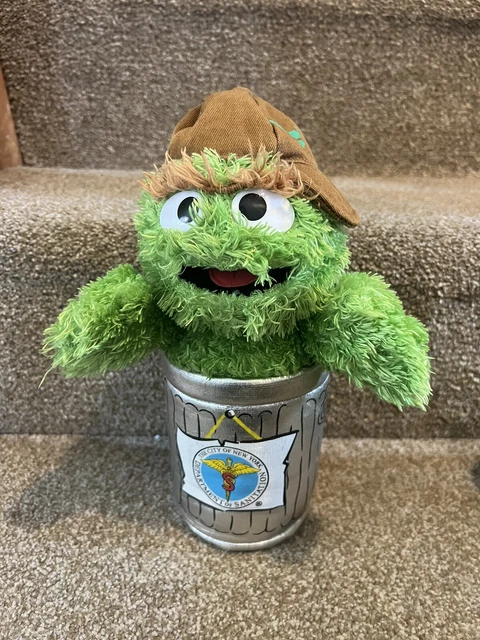 A Vintage 1970s Oscar the Grouch Sesame Street Soft Toy Plush
