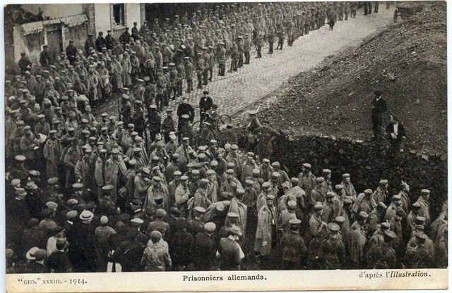 Ww1 // Cpa / Military War // German Prisoners
