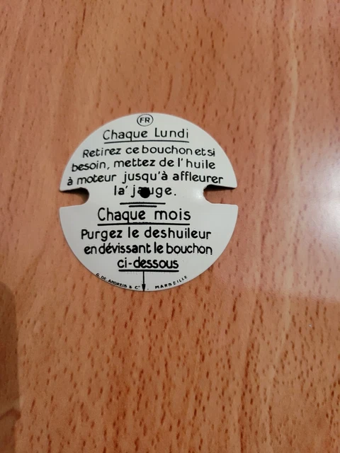 Michelin Man 1920 Bibendum Compressor NEW  REAR CRANK LID TEXT FRENCH PRINTED 1v