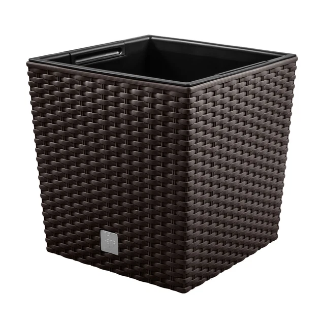 KADAX Vaso Da Fiori Con Supporto Coperchio In Plastica Vaso Da Fiori 18 Cm Fiori Viola 83765359