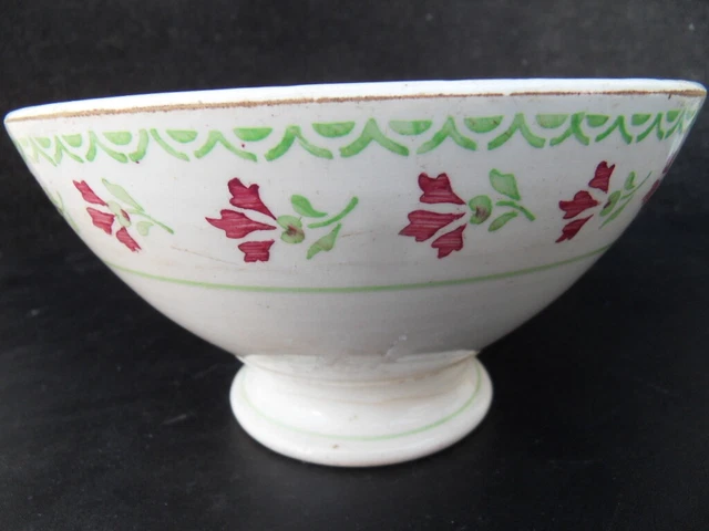 ancien bol vintage bowl faience Luneville art deco  60's collection
