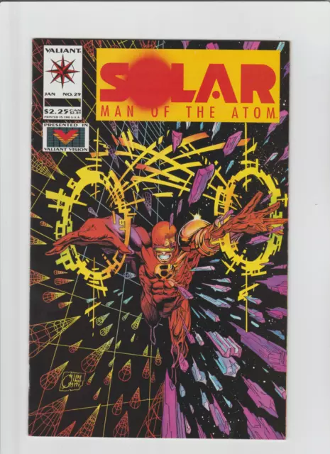 Solar, Man of the Atom #29 VF+ Valiant VISION Comics 1994 Joe Quesada Cover