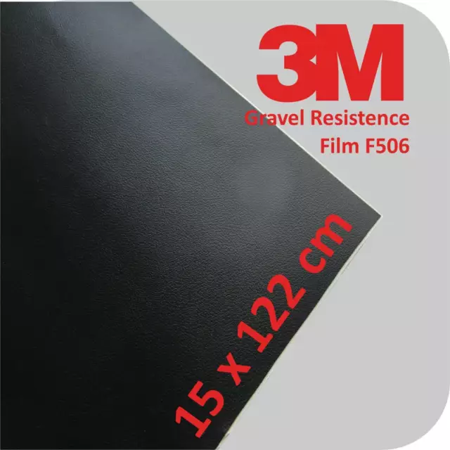 3M Gravel Film F506 Lackschutz Folie Steinschlagschutz 15 x 122 cm schwarz