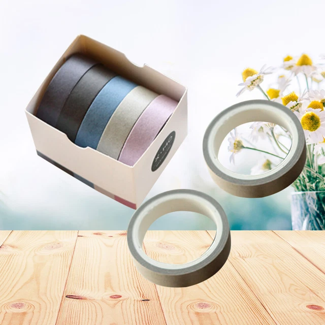 5 Roll Book Album Paper Tape Creative Paper Tape Photo Album