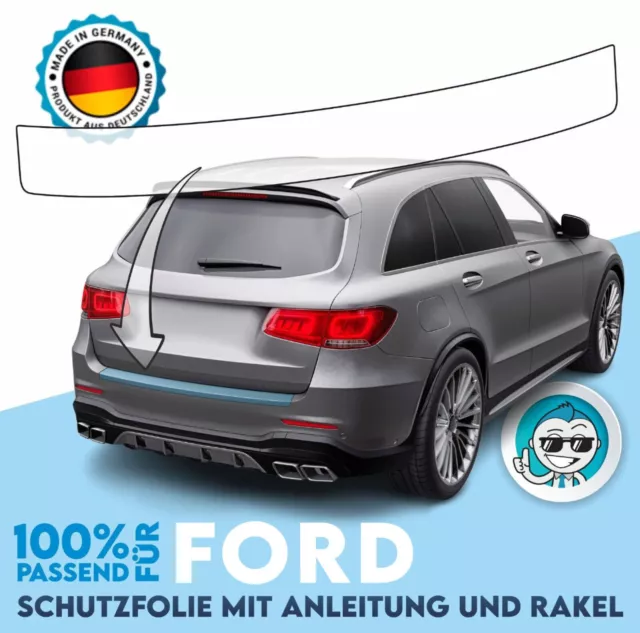 LACKSCHUTZFOLIE für Ford KUGA 2 ab´13  Kantenschutz Ladekantenschutz transparent