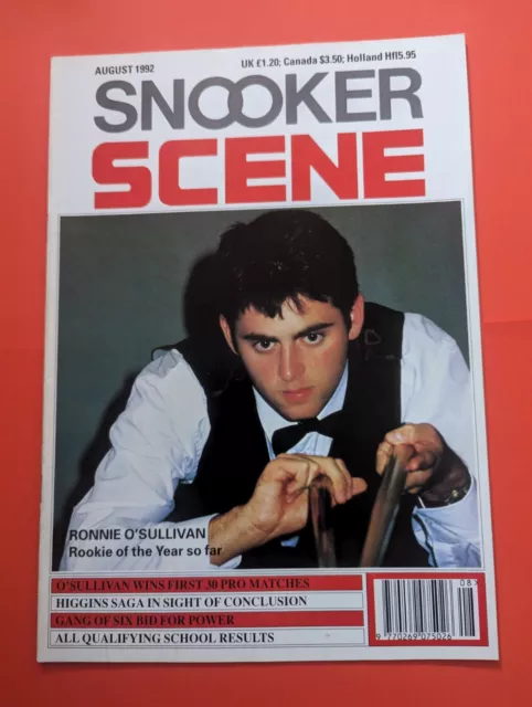 Snooker Scene Magazine August 1992