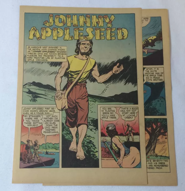 1946 Tre Pagina Johnny Appleseed Cartoon
