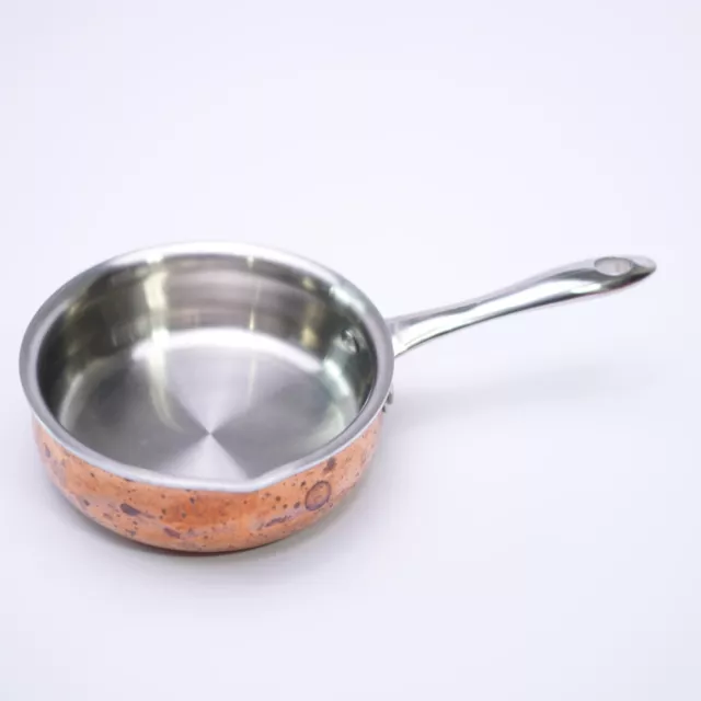 Belgique Gourmet Tools Of The Trade 1/2 qt Sauce Pan Copper Bottom 0.5qt