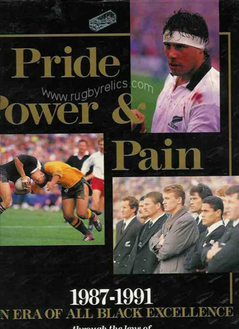 PRIDE POWER AND PAIN RUGBY BOOK di PETER BUSH NUOVA ZELANDA FOTO TUTTI ...