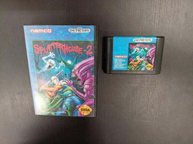 Sega Mega Drive Jeu - Splatterhouse 2 Rare dans L'emballage Utilisé | Achetez sur