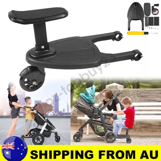 Universal Stroller Step Board For Prams Kid Jogger Buggy Wheel Skateboard Glider