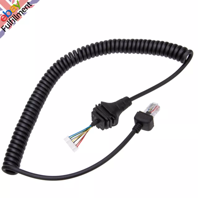 Speaker Mic Handheld Microphone Cable Cord For ICOM HM152/HM154/ID-880H Radio