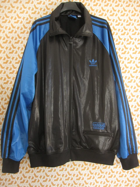 veste adidas bleu et noir