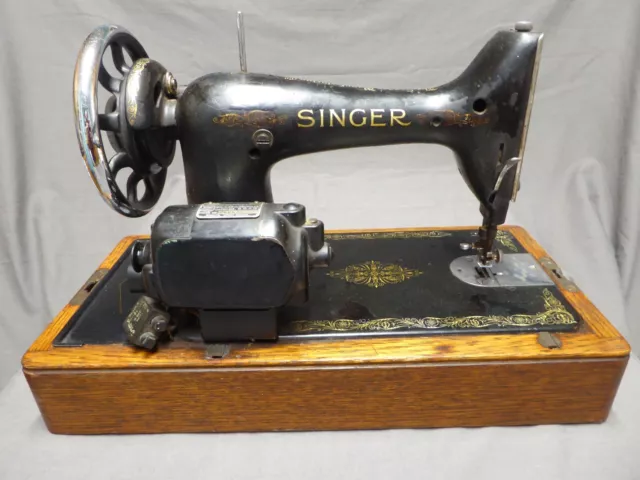 Singer Sewing Machine EB Series 1939 Model 99K Motor Runs Extension Board HP001 2