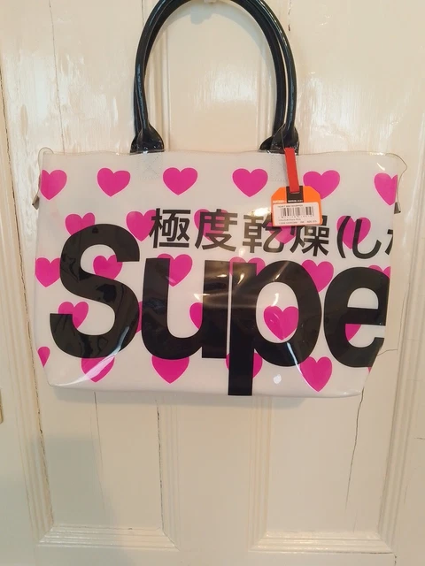SUPERDRY MINI JELLY Whopper Shopper Beach Women s Bag Neon Hot