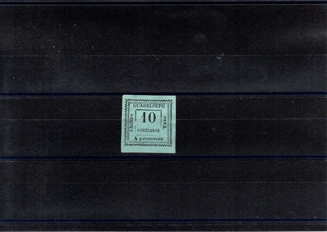 Timbre Guadeloupe France Colonie 1884 Taxe N°7 Neuf* Mh