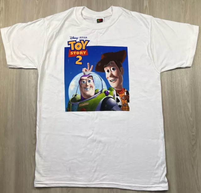 VINTAGE 1999 TOY Story 2 Cast Member Disney Pixar Movie Promo T Shirt ...