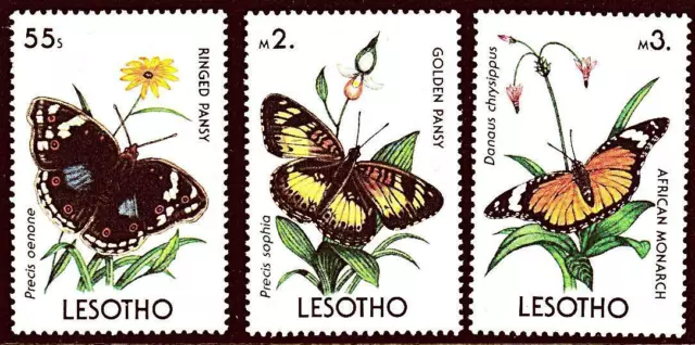 Lesotho= Butterflies Mnh Insects