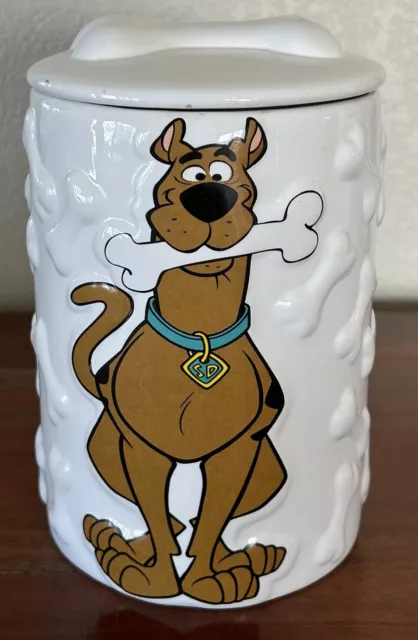 Rare 1999 Scooby Doo Dog Treat / Cookie Jar Houston Harvest