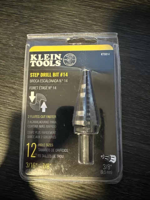 Klein Tools KTSB14 Step Drill Bit #14 NEW