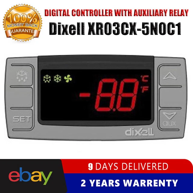 Contrôleur Digital De Température Dixell XR03CX-5N0C1 - 230V - Pour Compresseur Et Froid Commercial - Affichage Numérique