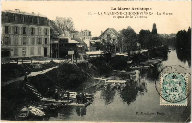 CPA La Varenne La Marne et quai de la Varenne (1347507)